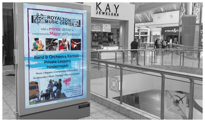 directory ad panel mall advertising