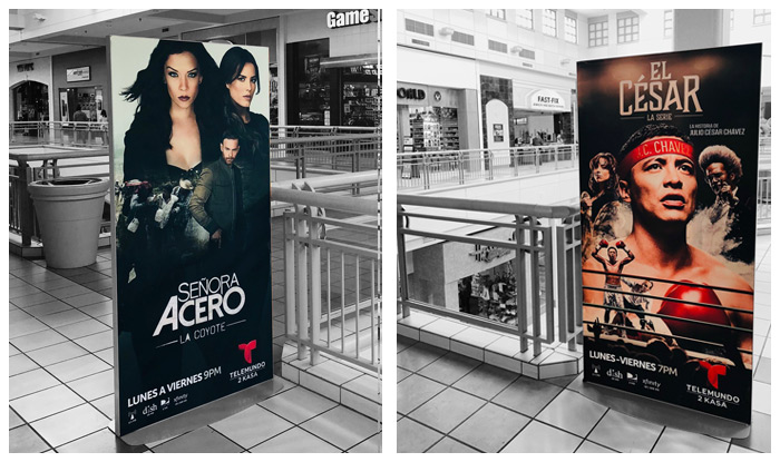 standee mall advertising