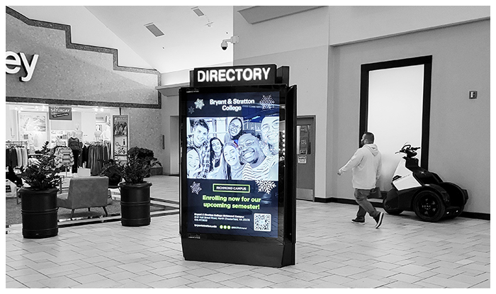 ad panel mall advertising