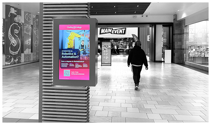 digital mall advertising