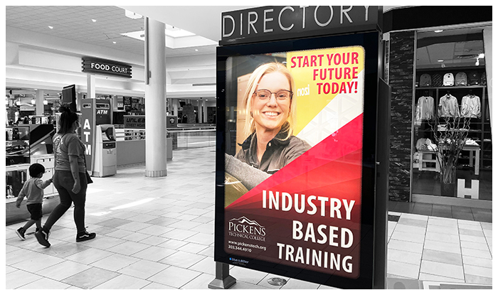 mall advertising