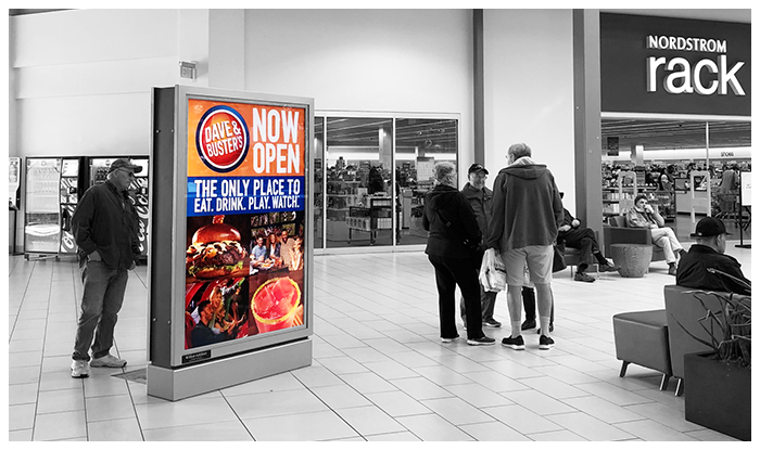 directory ad panel mall advertising