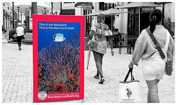 standee mall advertising