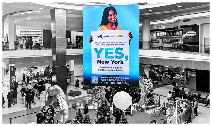 mall advertising