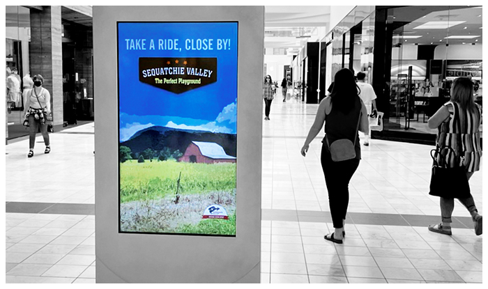 digital mall advertising