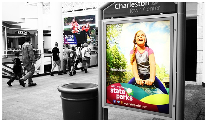 backlits mall advertising
