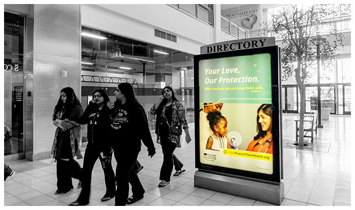 mall advertising