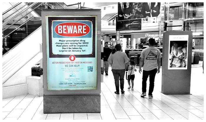 mall advertising