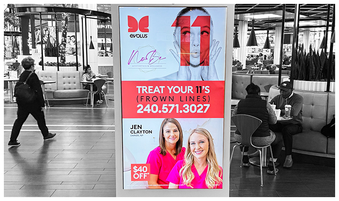 mall advertising