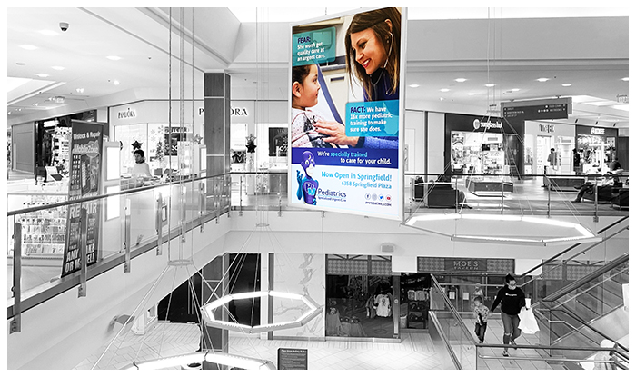 mall advertising