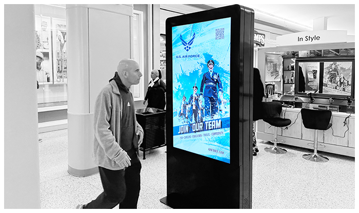 ad panel mall advertising