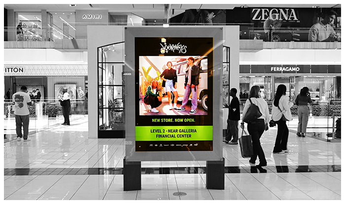 mall advertising